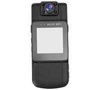 LALAFINA Body Worn Camera for Outdoor Use with 1.54 Inch Screen, Rotatable Lens, 1000mah Battery, Multi-functional Night Available Recording, 3840x2160p Ultra HD Video Resolution