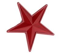 LALAFINA Brooch Suitable for Fashion and Variety of Occasions Lapel Decoration Red Five-pointed Star Zinc Alloy Vintage Elegant and Retro Pin for Women