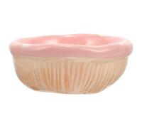 LALAFINA Ceramic Feeding Bowl Rat Bowl Cute Shaped Sturdy Small Pet Dish for Indoor Use Suitable for Hamster Chinchilla