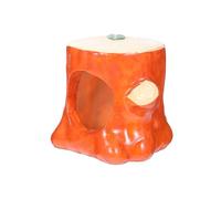 LALAFINA Ceramic Hamster Hideout Trunk Cave for Small Hedgehogs and Hamsters, Comfortable Nest and Hide-out, Assorted Colour Cool Shelter for Pet Supply