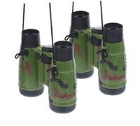 LALAFINA Children's Camouflage Binoculars Toy 2pcs Set Detachable Design Portable Boys and Girls Accessory for Outdoor Exploration and Hiking