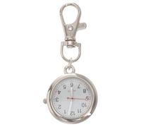 LALAFINA Clip-On Nurse Pocket Watch with Quartz Glass Dial and Metal Key Buckle, Designed for Nurses and Paramedics Random Color