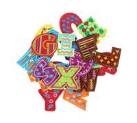 LALAFINA Colorful 26pcs Embroidered Alphabet Applique Cloth Patches for DIY Sewing Accessories, Clothing Repair and Decoration, Letter Stickers for Jackets, Bags, Hats, and Crafts