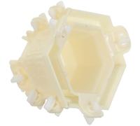 LALAFINA Concrete Planter Mold with Effortless Release Hexagonal Made of Sturdy Plastic and Extended Lifespan, Suitable for Outdoor Garden and Home Use, for Cement Pot Crafting