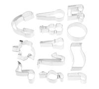 LALAFINA Cookie Cutters Set with Nonstick Stainless Steel Music Themed Versatile Use Includes Violin, Piano, Guitar, and Musical Notes for Cutting Muffins and Healthy Snacks