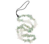 LALAFINA Crystal Stone Beaded Phone Charm Wrist Strap with Easy to Remove Design, Wearable on Wrist Keychain for Pendant and Phone Decor Accessories