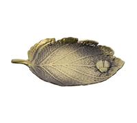 LALAFINA Decorative Ink Dish Lightweight Zinc Alloy Ink Tray with Lotus Shape for Study Decoration and Calligraphy Portable Retro Style