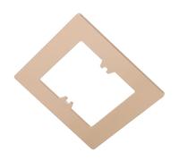 LALAFINA Decorative Wall Plate Extender Cover for Electrical Switches Outlets Stylish Concealment Panel for Aesthetic Home Decor Effortless Tool Installation Gold Finish for Enhancing