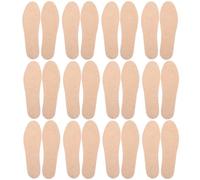 LALAFINA Disposable Cushion Liners Wood Pulp 40 Pairs Shoe Insoles Men's Odor-Resistant Sweat Absorbing Ultra-Thin Beige Size 44 for Shoes and Boots Comfortable Everyday Use