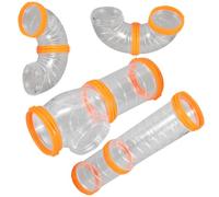 LALAFINA DIY Hamster Tunnel Tube Kit for Small Pets like Hamsters and Squirrels Plastic Design Not Easily Crushed for Indoor Use