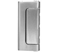 LALAFINA Door Lock Bolt Silver Aluminum Alloy Security Lock for Home Doors and Unwanted Entry Prevention Simple Fashionable Design Elliptical Hole Center Distance 40mm