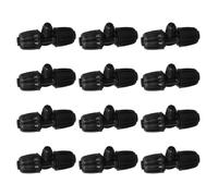 LALAFINA Drip Irrigation Tee Connectors Black Pp Plastic Fittings 12pcs with Efficient Water Conservation and Heavy-Duty Performance for Irrigation Tubing for Farming Projects and Orchards