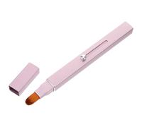 LALAFINA Dual-ended Lip Brush for Women with Artificial Fiber Bristles and Ergonomic Handle Portable Compact Lipstick and Lip Gloss Applicator for On-the-go