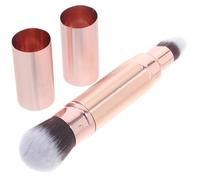 LALAFINA Dual-Ended Retractable Blending Brush for Loose Powder Concealer Synthetic Makeup Brush for Face Foundation and Blush, for-The-Go Use