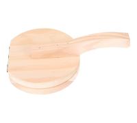 LALAFINA Dumpling Skin Pressing Tool Cake Skin Pressing Device Wooden Labor-Saving with Handle Shapes for Housewarming Day Random Style