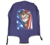 LALAFINA Elastic Polyester Suitcase Protective Cover with Foldable Design, Practical Luggage Protector Sleeve for Travel, Suitable for Adults with Lovely Cartoon Patterns