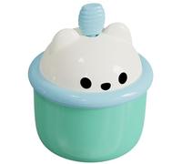 LALAFINA Face Wash Foam Maker Bear-shaped 3.5x3.5x7inch Cute Cartoon Abs Material Versatile Bubble Maker for Daily Face Washing