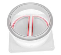 LALAFINA Flue Check Valve for Kitchen Range Hood Material Check Valve Replacement Prevents Backflow in Ventilation System for Exhaust Fan Installation