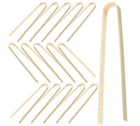 LALAFINA Garden Cactus Planting Pliers Reusable Reusable Reusable Reusable Reusable Reusable Plastic Transplant Clamps 10pcs Golden Colour Auxiliary Clips for Cactus and Plants, Suitable