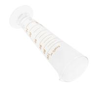 LALAFINA Glass Beaker 100ml Triangular Measuring Tool Made of Glass for Laboratory Setting, Versatile and Easy to Clean Chemistry Glassware for Scientific Experiments