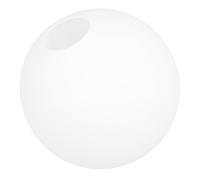 LALAFINA Glass Globe Frosted Lampshade 3cm Hole Ceiling Fan Globe Replacement White Round Minimalist Stylish Easy-to-Clean Surface Soft Glow for Homes and Hallways