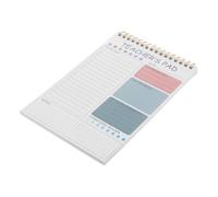 LALAFINA Green Weekly Planner Book for Office and Business Use, Paper and Metal Material, Efficient Time Management with Nice Protection, Daily Schedule Planning Notebook