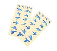 LALAFINA Guitar Fretboard Stickers 2pcs PVC Material Colorful Bird Pattern Decals for Electric Guitar Protect Flawed Parts Playing Experience