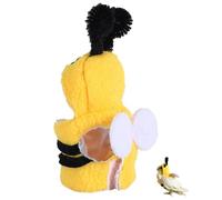 LALAFINA Halloween Bird Ornament Pet Parrot Clothing with Cute Bee Design, Easy Wearing Cloth Costume for Autumn and Winter, Stylish Parrot Costume Suitable for Halloween Celebrations
