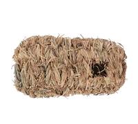 LALAFINA Hamster Hideout Play Nest and Shelter Brown Synthetic Material with Six-hole Tunnel for Small Pet Animals and Little Mice for Hamster Hideaway