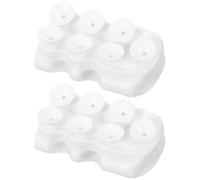 LALAFINA Handheld Shower Head Holder Suction Cup 2 Pcs Wall Mount Brackets Non-Drill Installation Bathroom Hardware