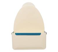 LALAFINA Hanging Pet Bowl with Smooth and Easy to Clean Design for Small Pets and Hamsters, White Material for Indoor Cages and Feeding