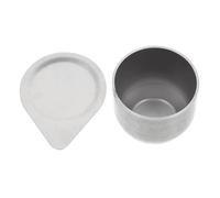LALAFINA Heat Resistant 30ml Laboratory Crucible Dish with Lid Multipurpose Melting Refining Crucible Cup for Jewelry Casting and Chemistry Use
