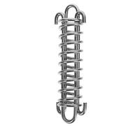 LALAFINA Heavy Duty Stainless Steel Dog Leash Extender with Shock Absorbing Spring, Dynamic Cushioning Reduces Wrist Strain, Suitable for Hiking and Prolonged Outdoor Adventures