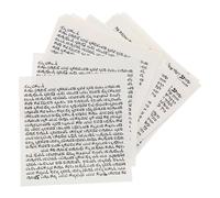 LALAFINA Hebrew Wall Decor Mezuzah Decorations Door Decor Paper Mezuzah Scroll with Fade-resistant Engraved Biblical Blessings Unique Design for Door and Wall