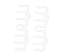 LALAFINA High-grade Material Mini Clipboard 4pcs Book Page Clips Speech Draft Page Clip Recipe Clip Fixing