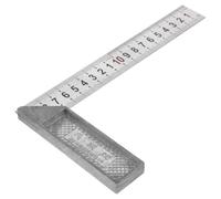 LALAFINA High Precision L Shaped Ruler 90 Degree Stainless Steel Right Angle Square Tool for Carpenters and Machinists, Portable for Design Layout and Model Making