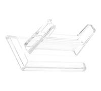 LALAFINA High-transparency Plastic Card Display Stand for Baseball and Trading Cards Convenient to Use Rack Display and Storage