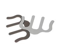 LALAFINA Holder Clip 2pcs Adjustable Music Page Clips for Piano Random Color (black White) Sturdy Metal Design
