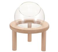 LALAFINA Home Sand Bath Box Small Hamster Bathtub Practical and Safe Wooden and Glass Lightweight Box for Putting in The Pet Cage and Home Suitable for Hamster and Guinea Pig