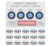 LALAFINA Humidity Indicator Cards for Electronic Devices Suitable for 200pcs Accurate Humidity Monitoring Portable Use, Paper and Plastic Material Pharmaceutical Storage Protection