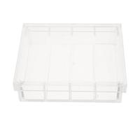 LALAFINA Incubation Box 73ml Capacity Acrylic 4-compartment with Lid Laboratory Sample Organizer Space Optimization and Organized Storage for Western Strips and Reagents for Laboratory