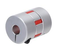 LALAFINA Industrial Flexible Plum Coupling for Stepper Motor with Aluminum Alloy Material, Solid Insert and Modular Structure, Stable Compensation for Radial and Angular Misalignments,