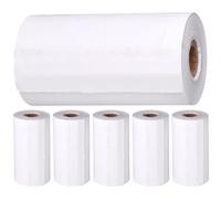 LALAFINA Instant Camera Printing Paper Refill with High Clarity and Simple Convenient Design 6 Rolls White Thermal Paper Roll for Printing Photos for Camera
