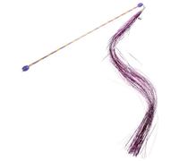 LALAFINA Interactive Cat Teasing Stick for Indoor Use with Feather and Bell, Plastic Material Designed to Activate Hunting Instincts and Change Biting Behaviour, for Funny Cat Training
