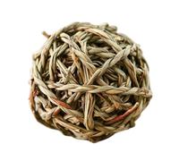 LALAFINA Interactive Pet Woven Ball Chew Made from Natural Hibiscus Grass, Molar and Sturdy, for Playing with Parrots and Hamsters When You Are Not at Home