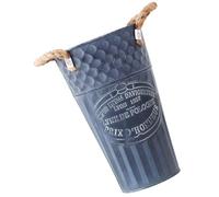 LALAFINA Iron Planter Flower Jug 5 Pcs Rustic Floral Vase with Handles Vintage Exterior Design Strong Iron Material Flower Arrangement Centerpiece for Windowsill and Bedroom Decoration