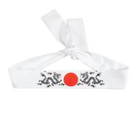 LALAFINA Japanese Headband with Authentic Japanese Style Samurai Headband Comfortable Cotton Head Band Versatile for Karate Training and Cooking for Karate Training and Cooking
