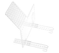 LALAFINA Large Acrylic Turtle Basking Platform with Adjustable Hooks Floating Ramp for Aquarium Deep Water Turtle Habitat Suitable for Pet
