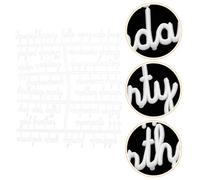 LALAFINA Letters Interchangeable and Easy to Replace for Felt Message Boards 2 Sets White with Large Capacity for Creating Messages