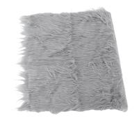 LALAFINA Light Grey Photography Fur Quilt for Newborn for Photography Sessions and Swaddle Blanket Use